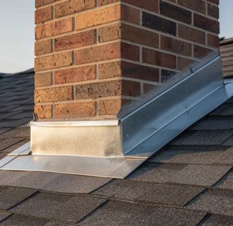 roof flashing on elyria Ohio chimney